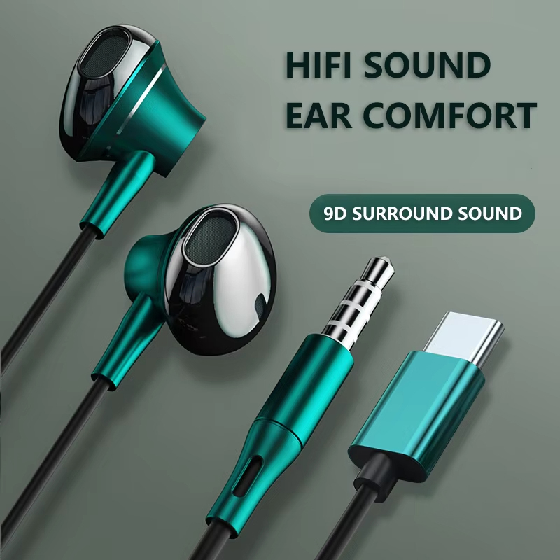 9D Bass Stereo Type C and 3.5m - Audiophile Headphone Wired review and price