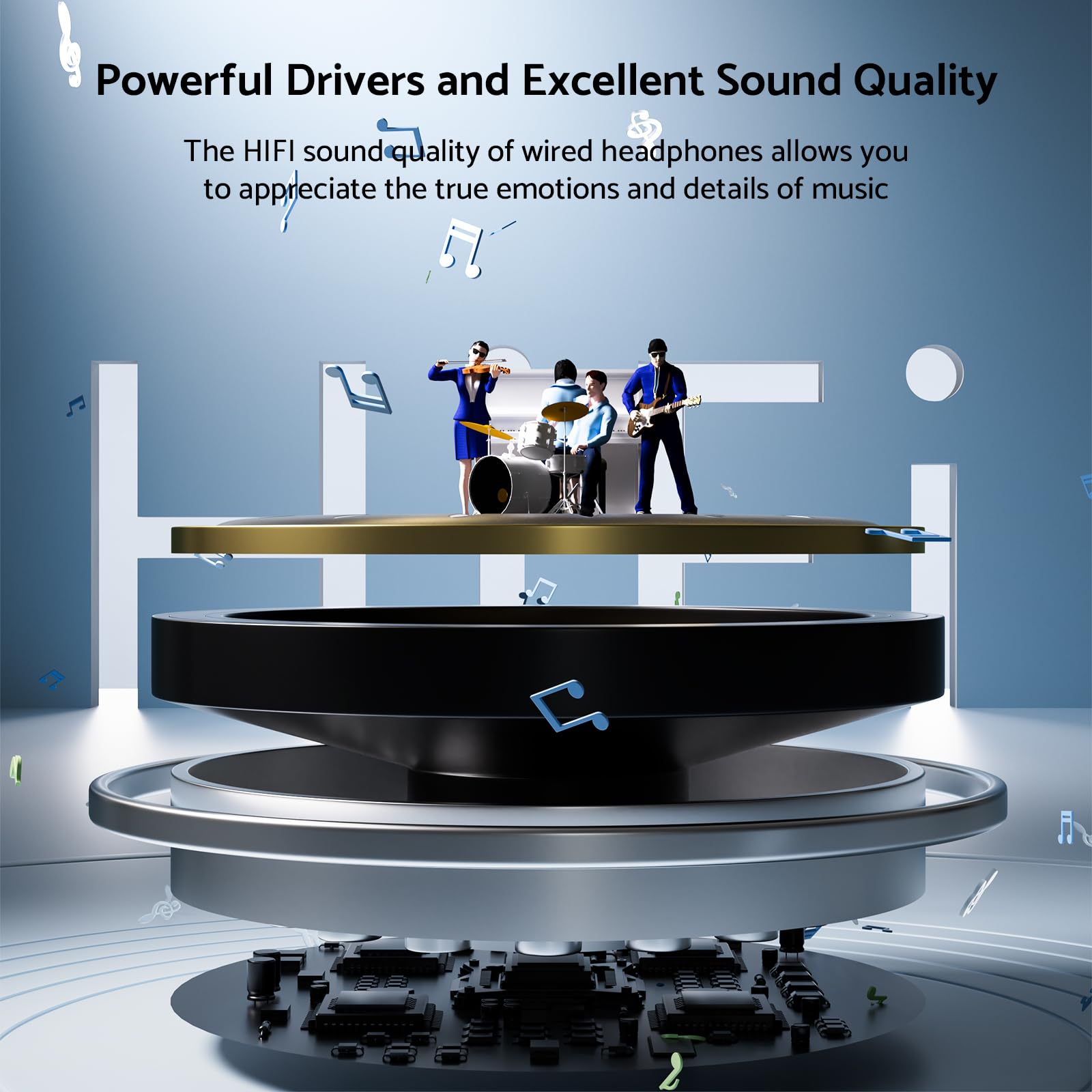 9D Bass Stereo Type C and 3.5m - Audiophile Headphone Wired review and price